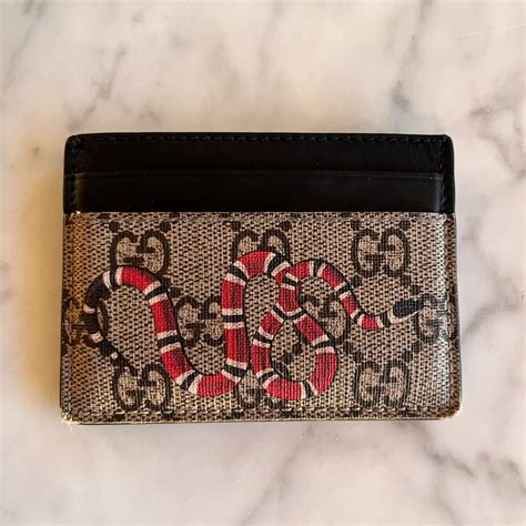 gucci galaxy snake|Kingsnake print GG Supreme card case .